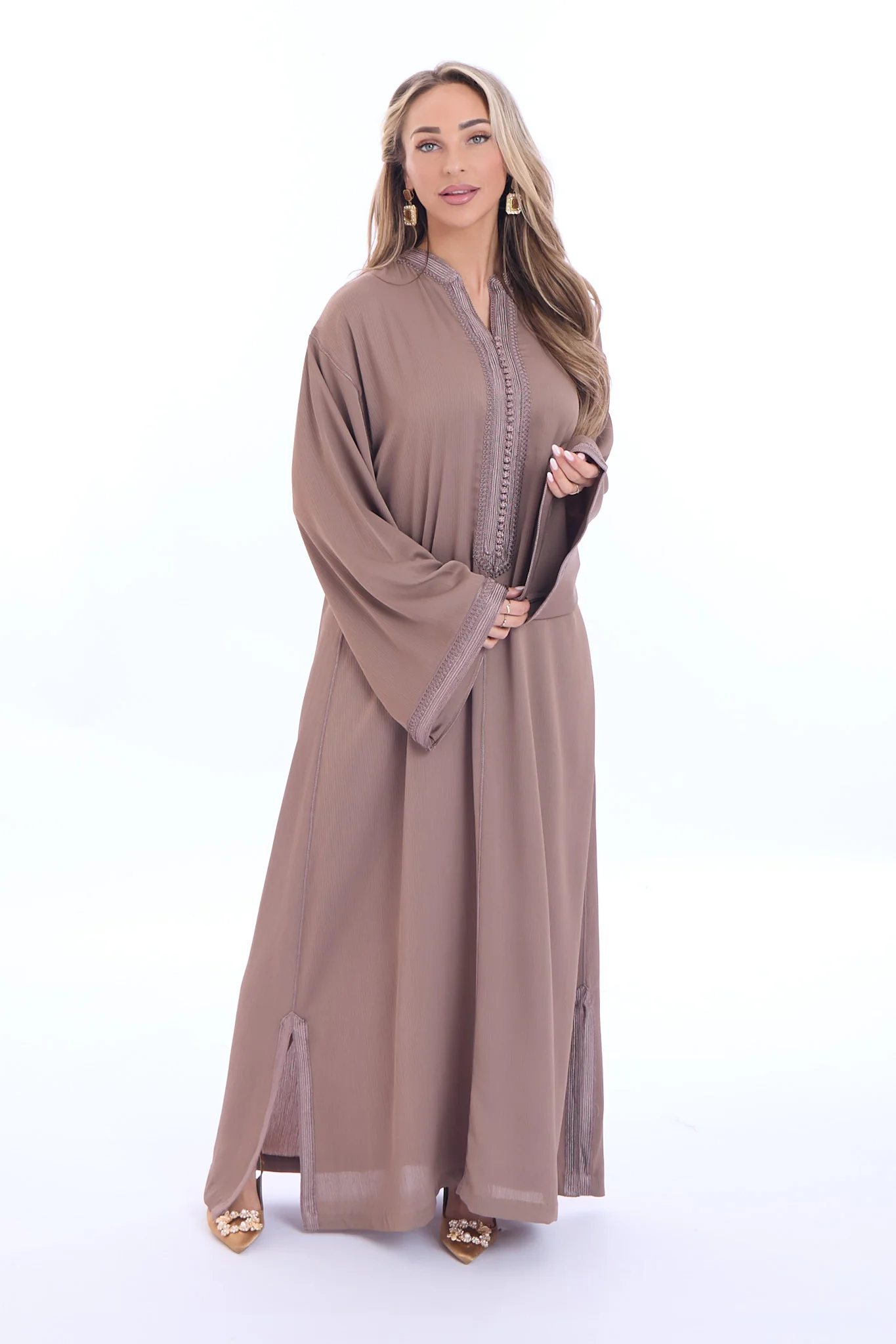 Caftan Haneen Nude - Image 4