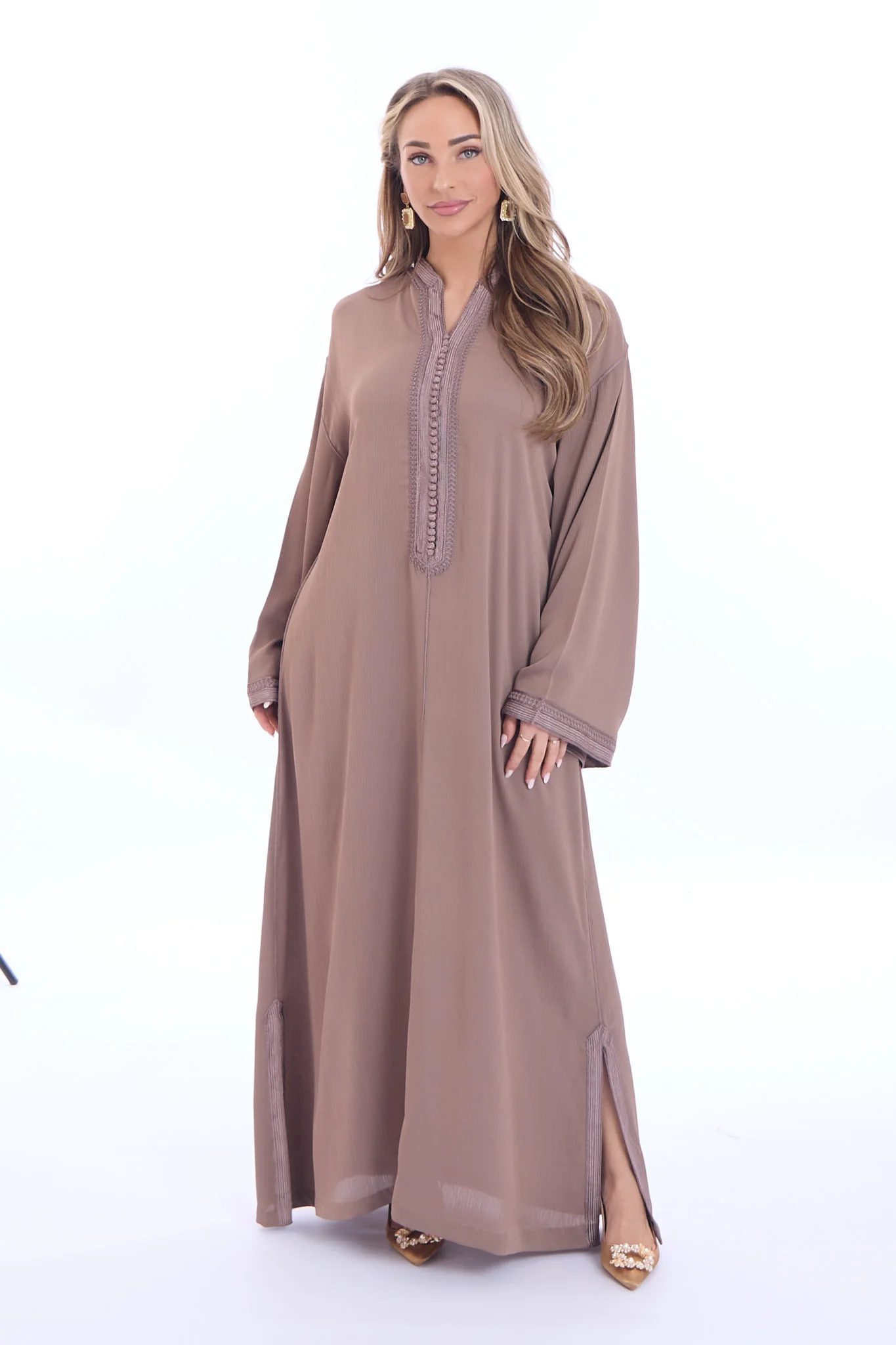 Caftan Haneen Nude - Image 5