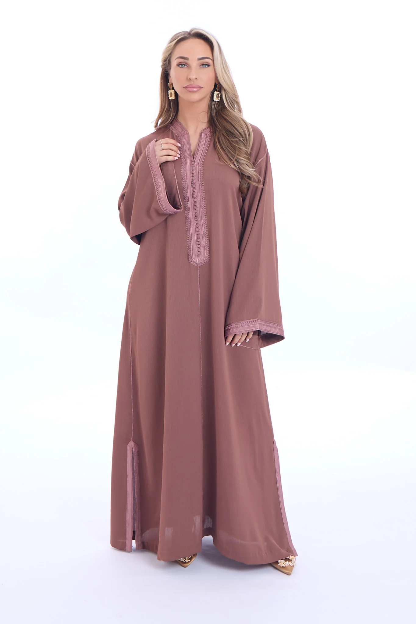 Caftan Haneen Paleviolet Pink - Image 7