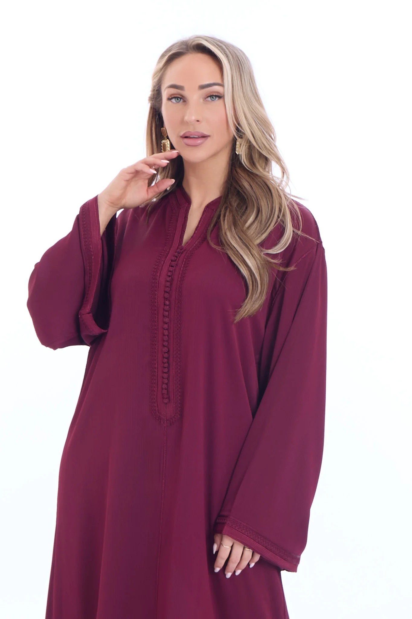 Caftan Haneen Pomegrante