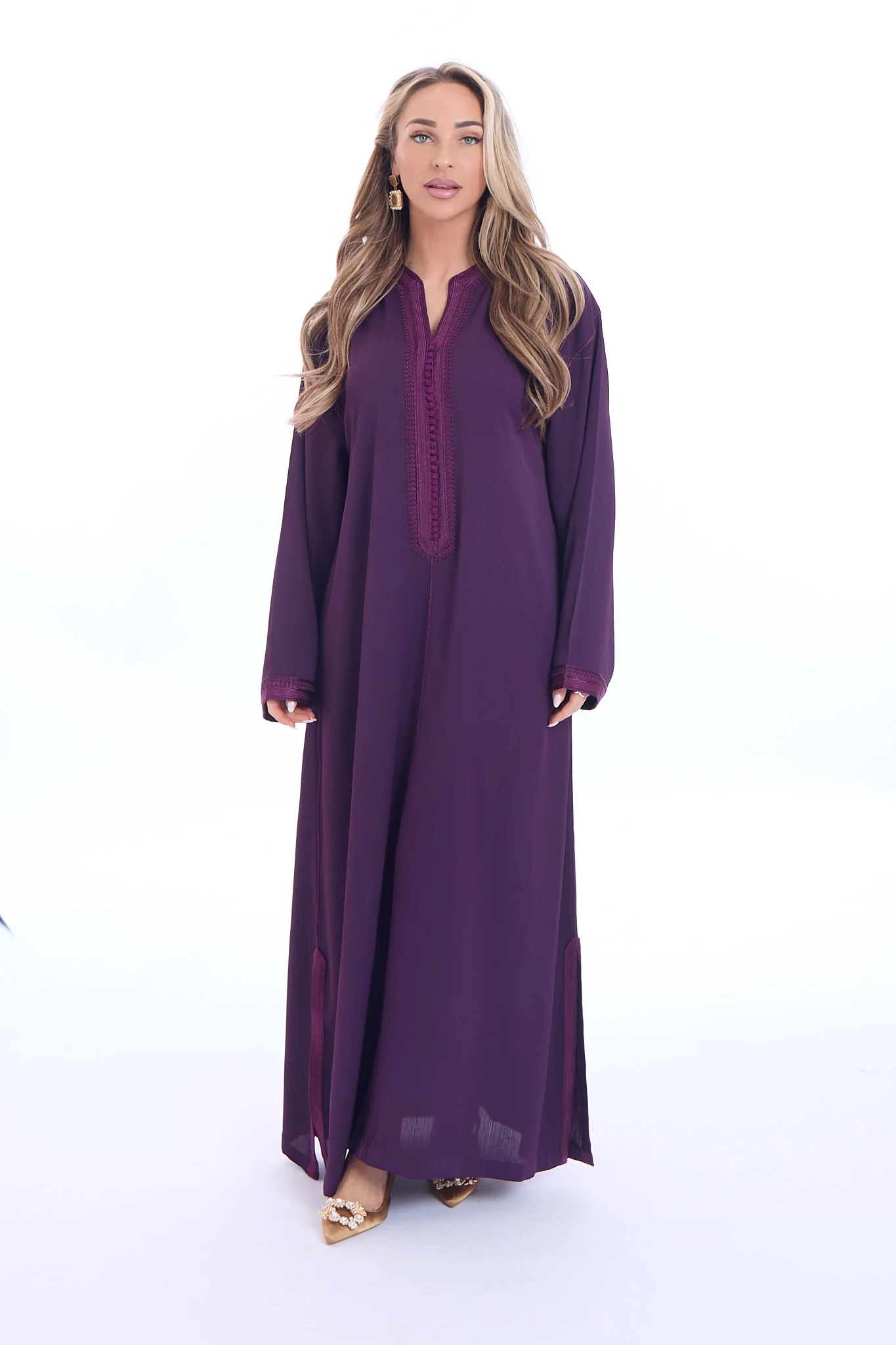 Caftan Haneen Purple - Image 2