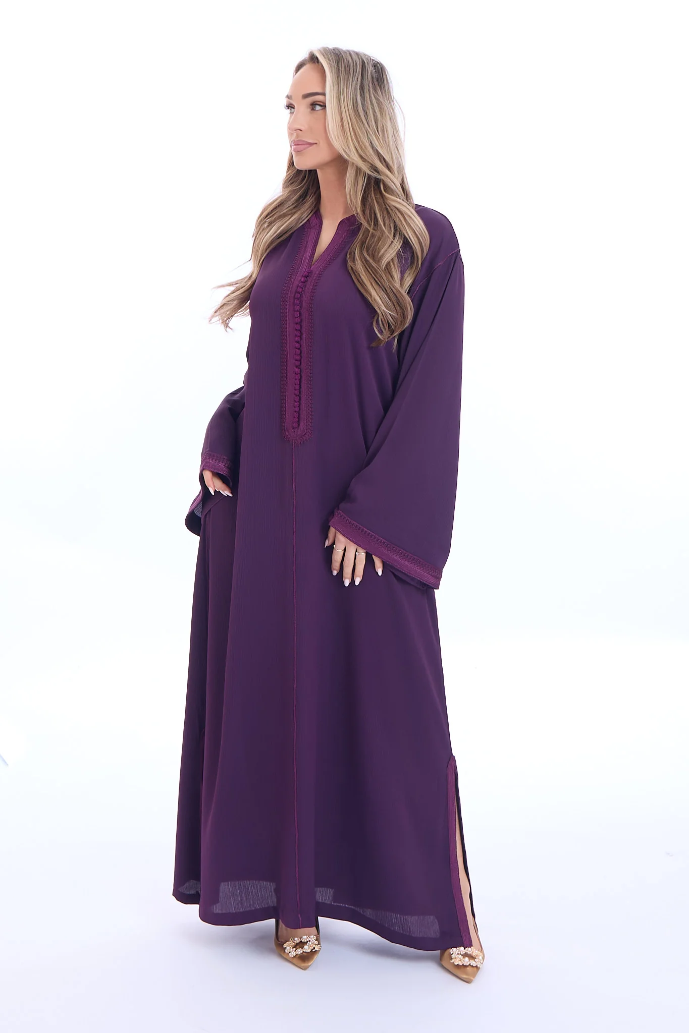 Caftan Haneen Purple - Image 5