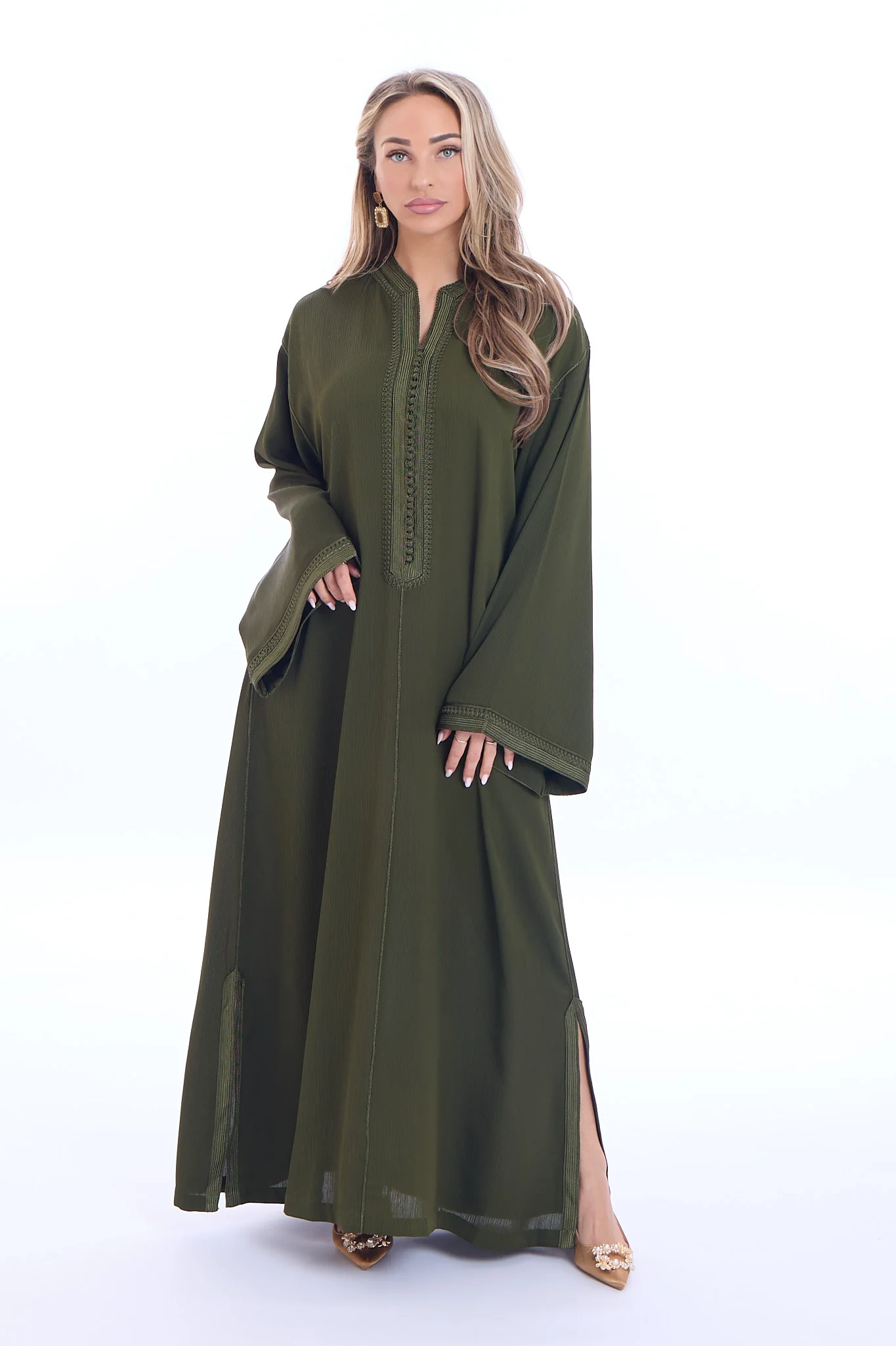 Caftan Haneen Olivegreen - Image 6