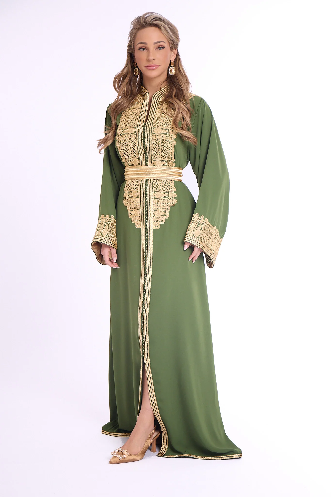 Caftan Haya Olivegreen - Image 3