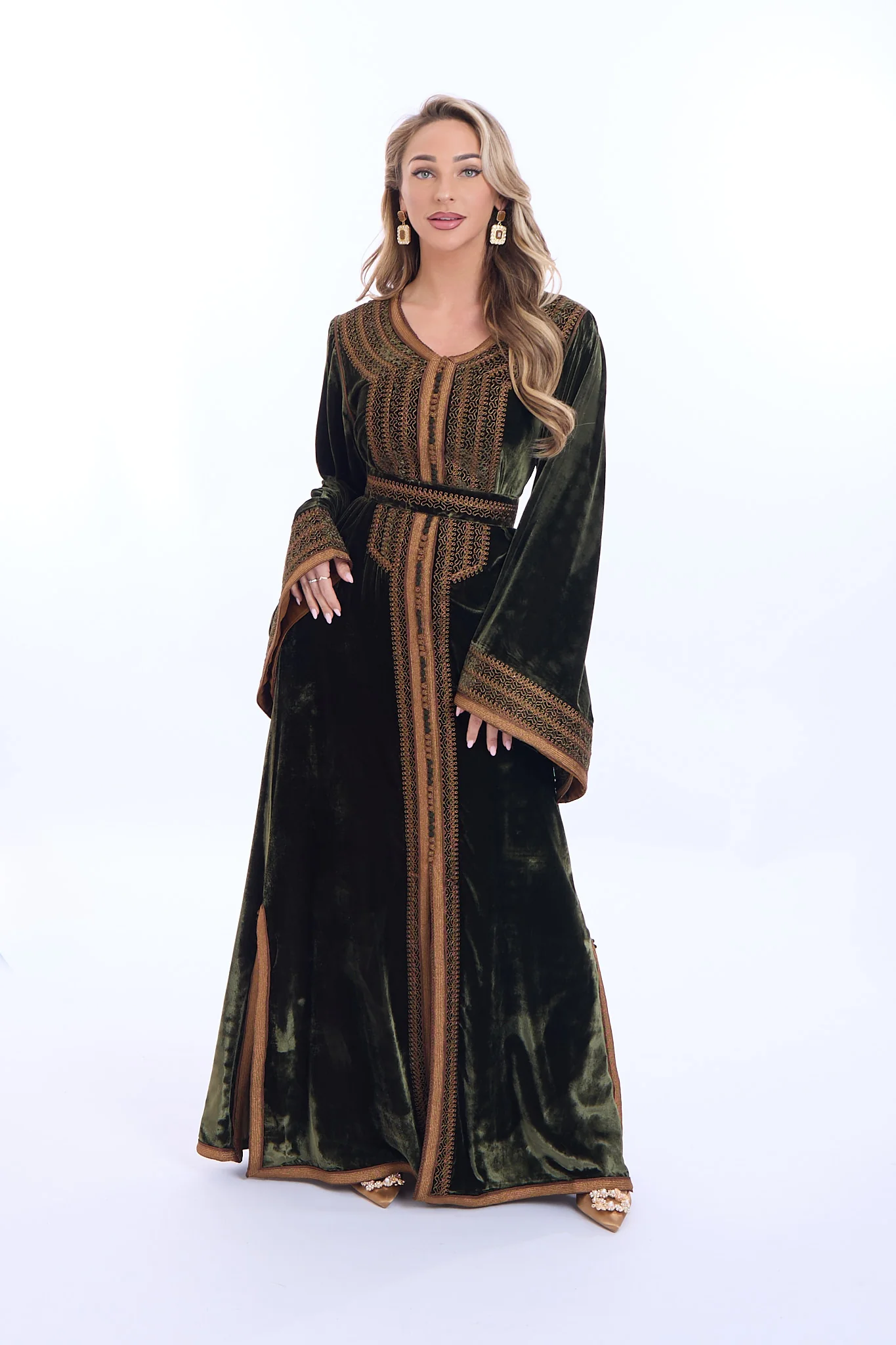 Caftan Huda Olivegreen - Image 4