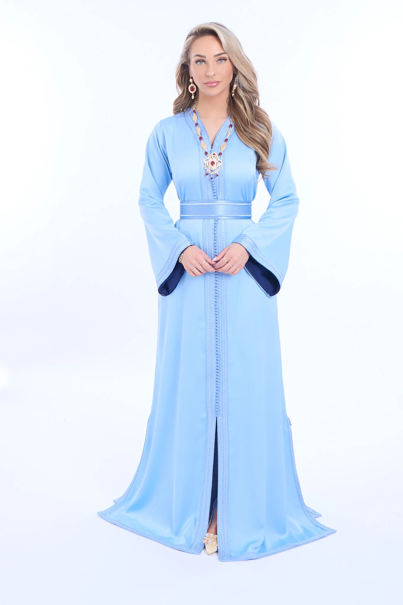 Caftan Imaan Lightblue - Image 3