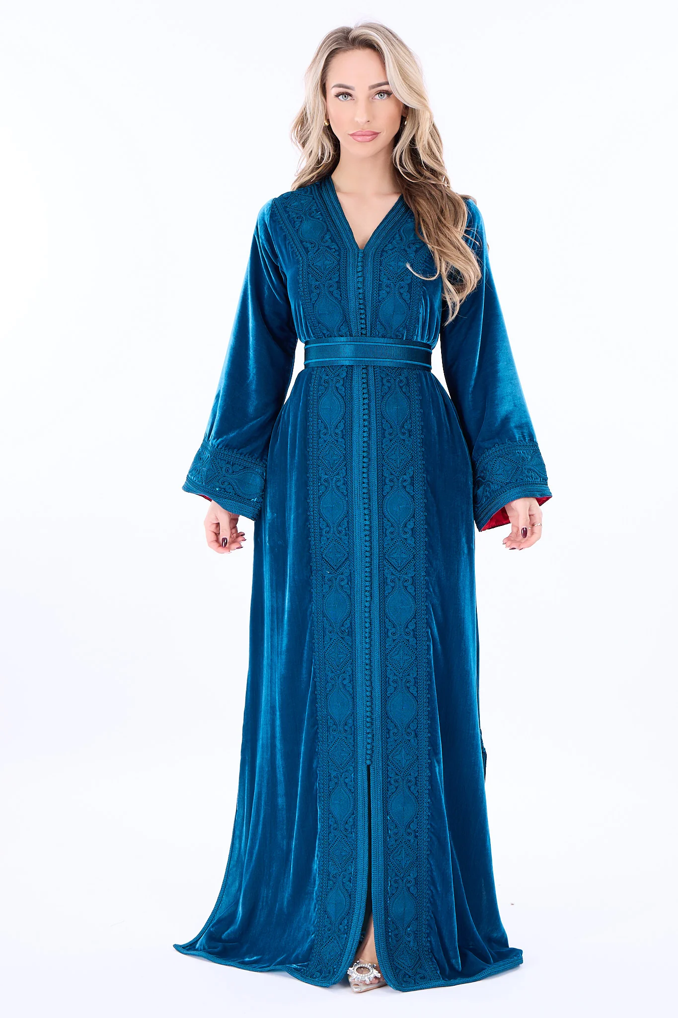 Caftan Ines Blue Petrol - Image 2