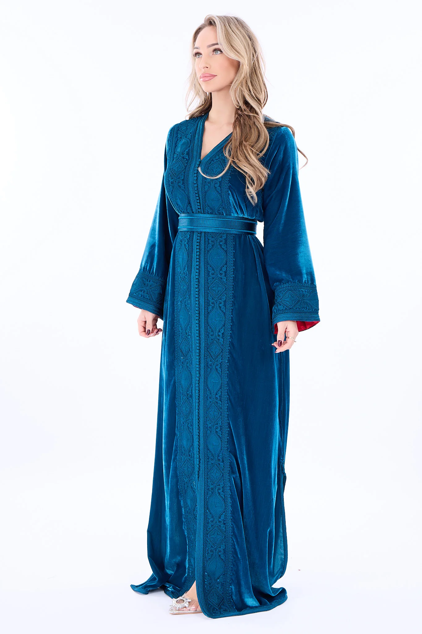 Caftan Ines Blue Petrol - Image 5