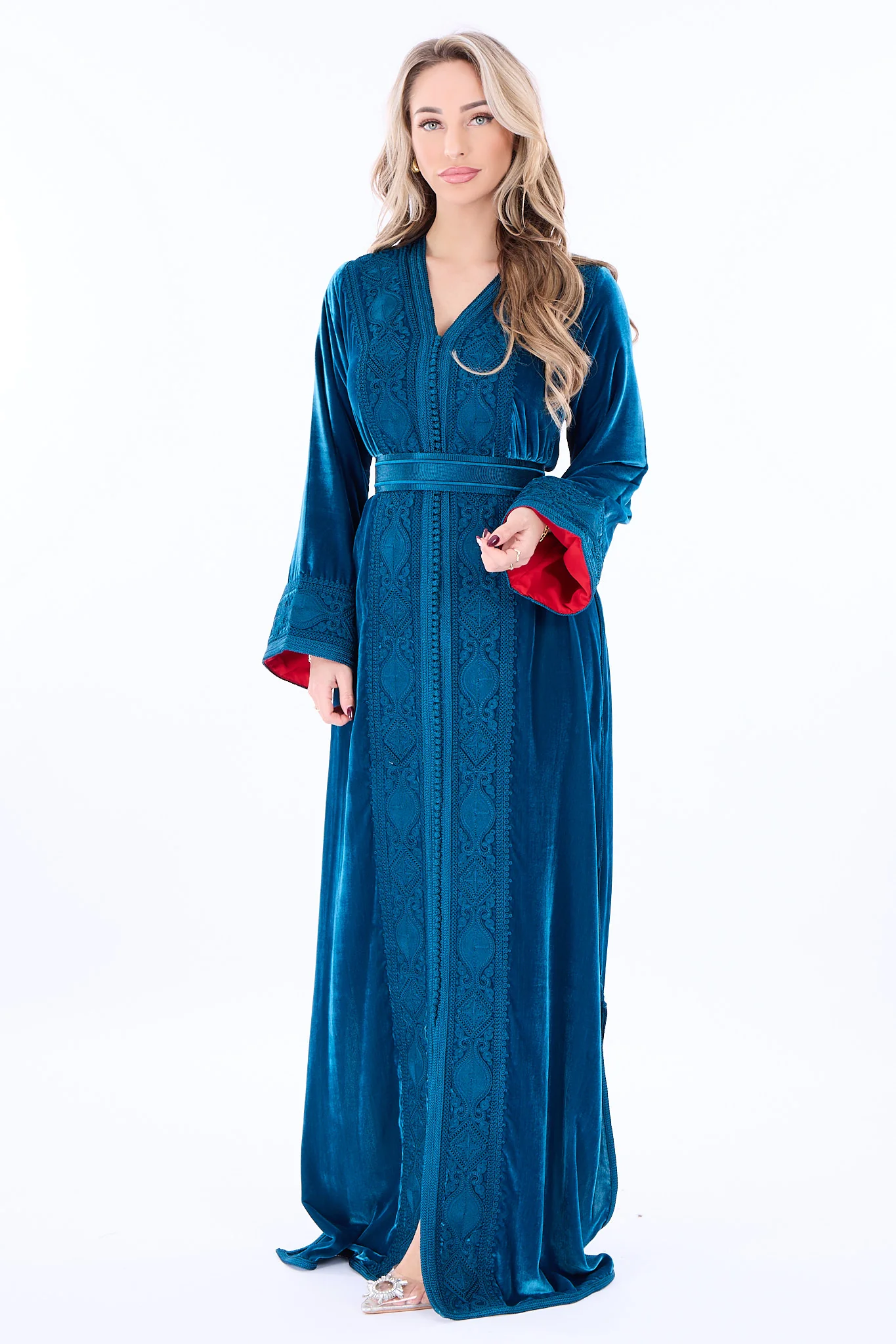Caftan Ines Blue Petrol - Image 6