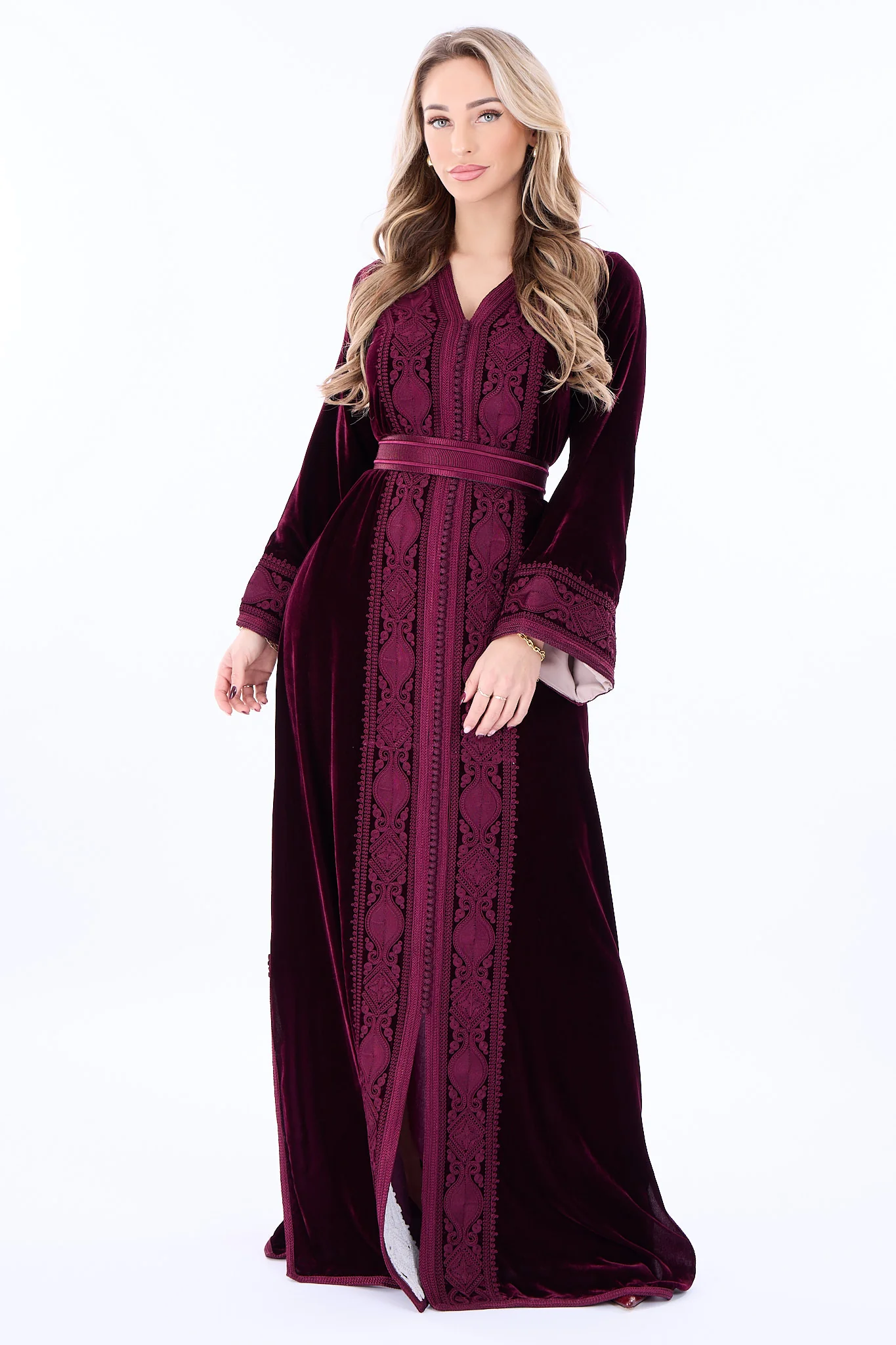 Caftan Ines Bordeaux - Image 5