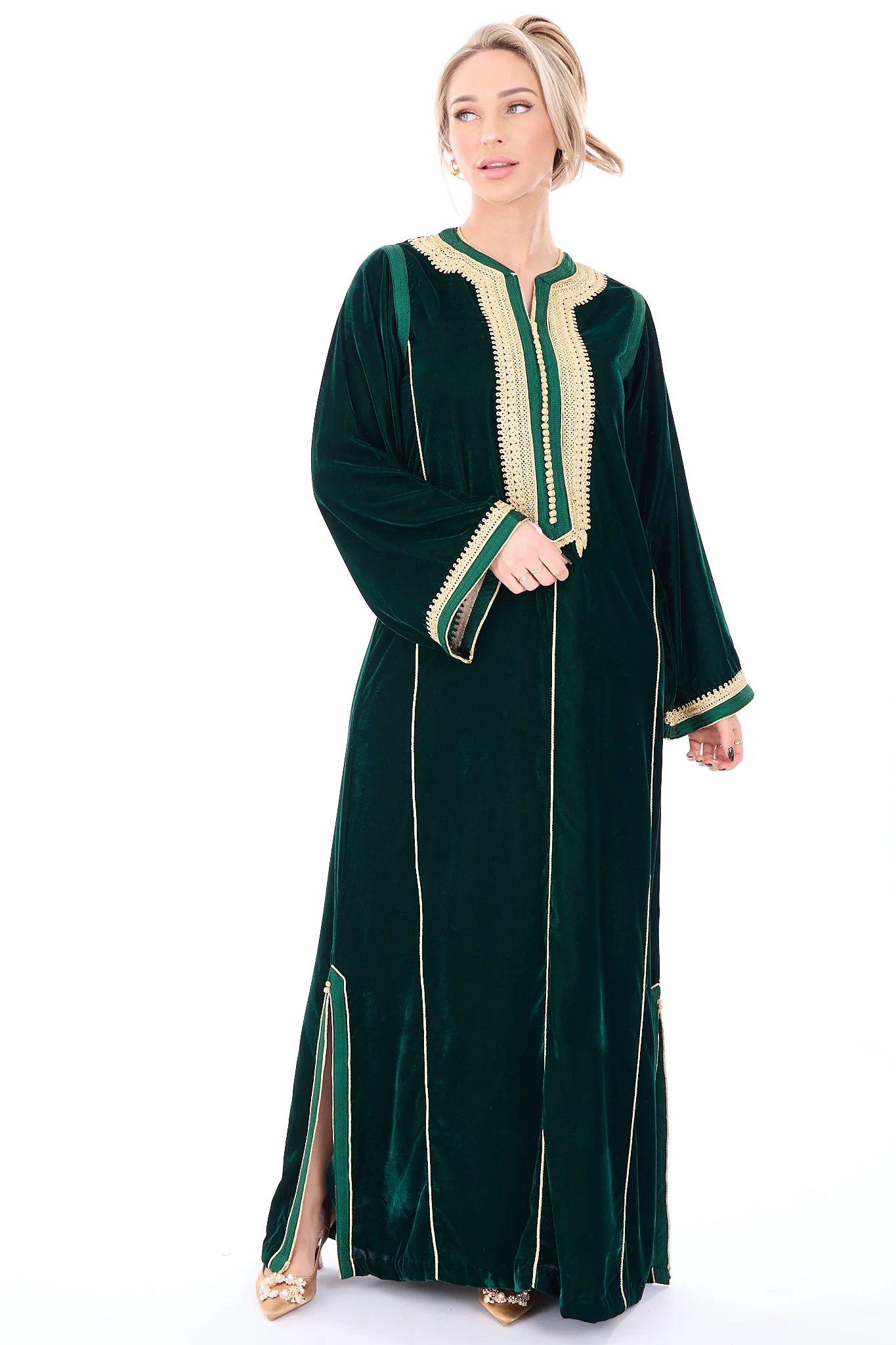 Caftan Lana Darkgreen - Image 3