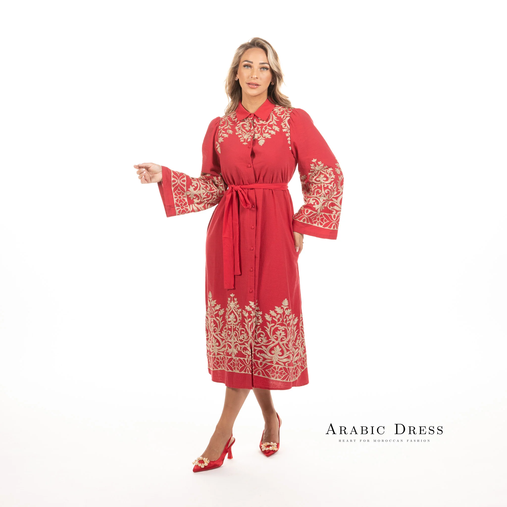 Caftan Lara Red - Image 3