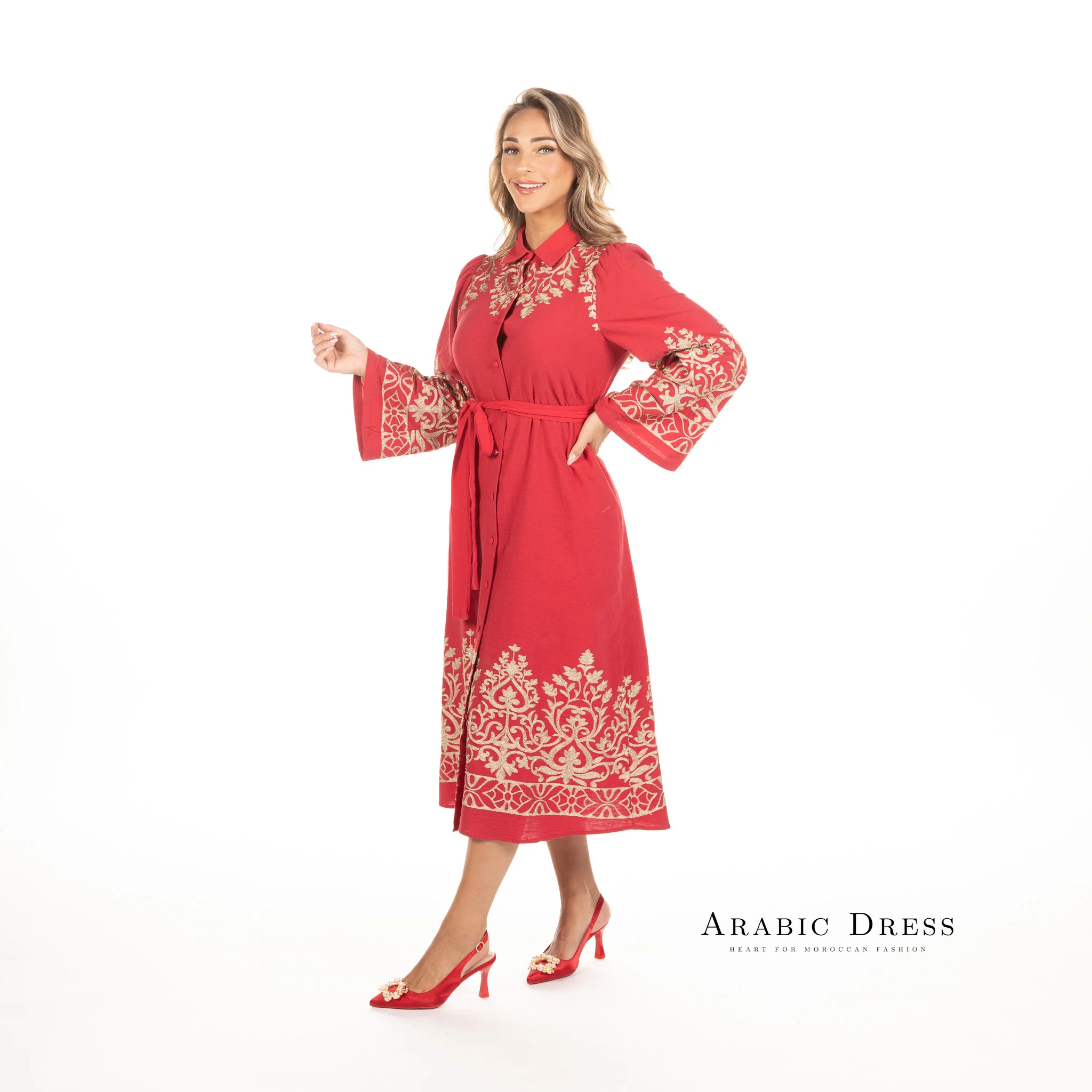 Caftan Lara Red - Image 5