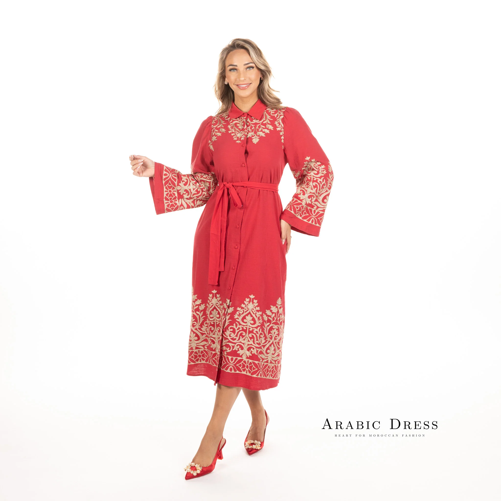 Caftan Lara Red - Image 7