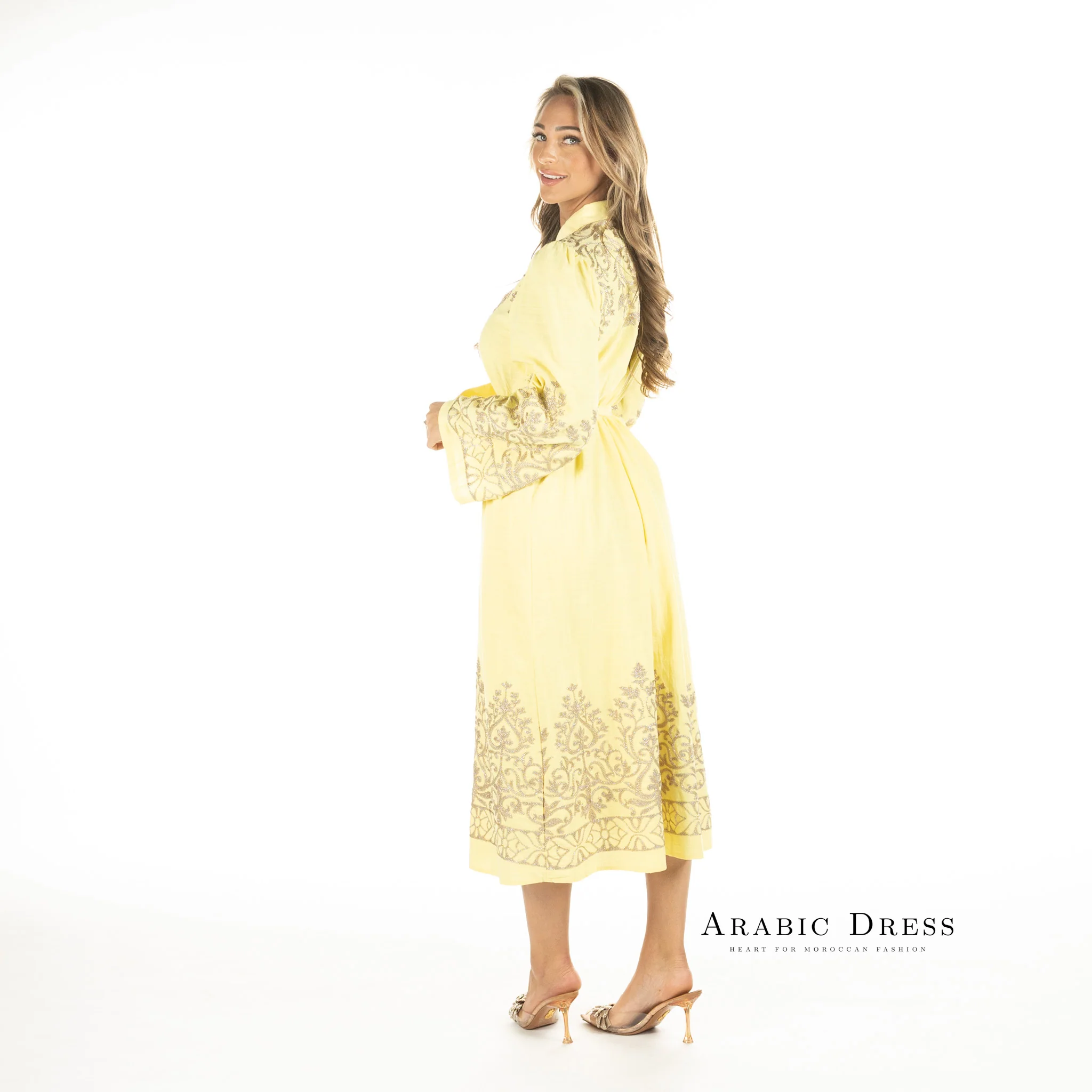 Caftan Lara Yellow - Image 3