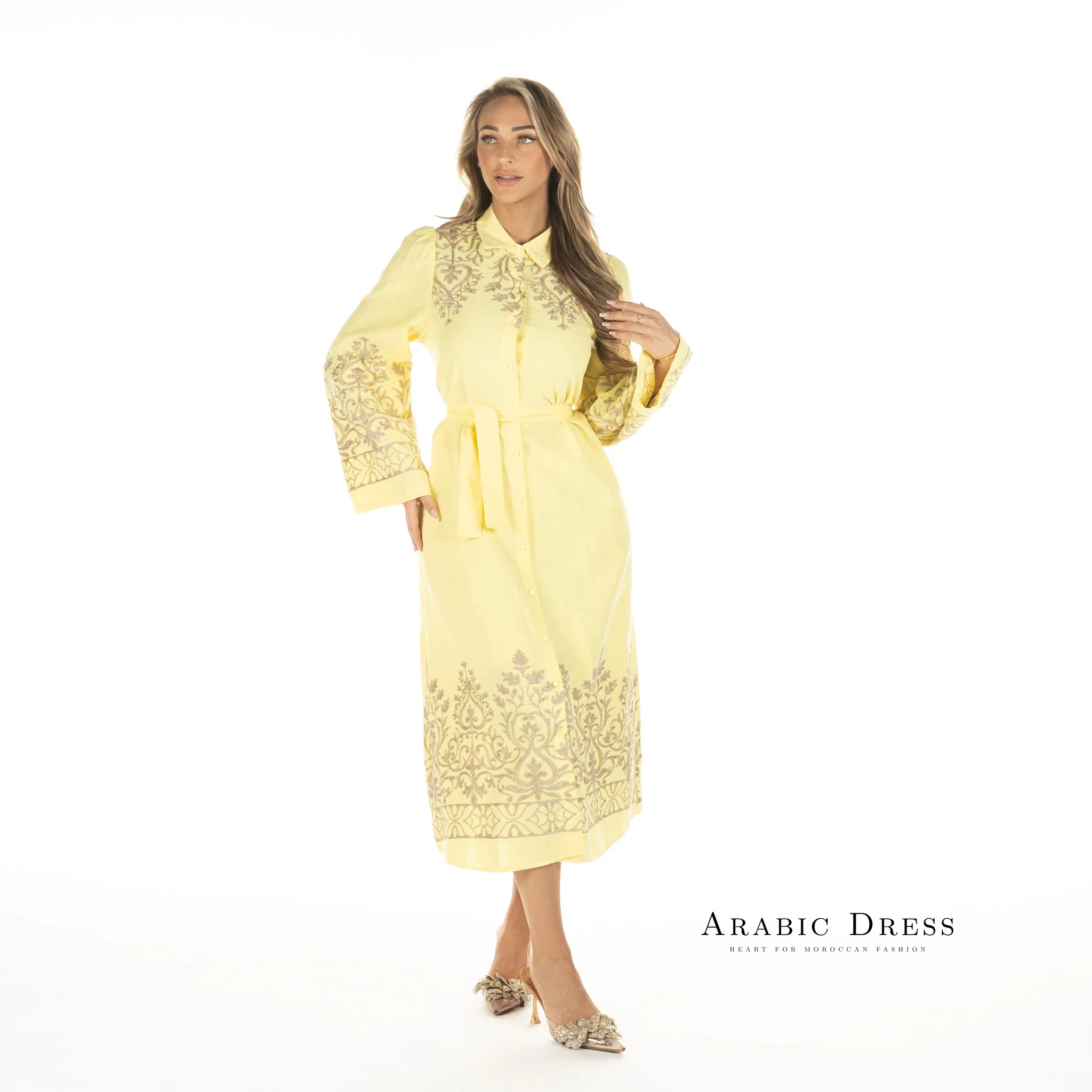 Caftan Lara Yellow - Image 6