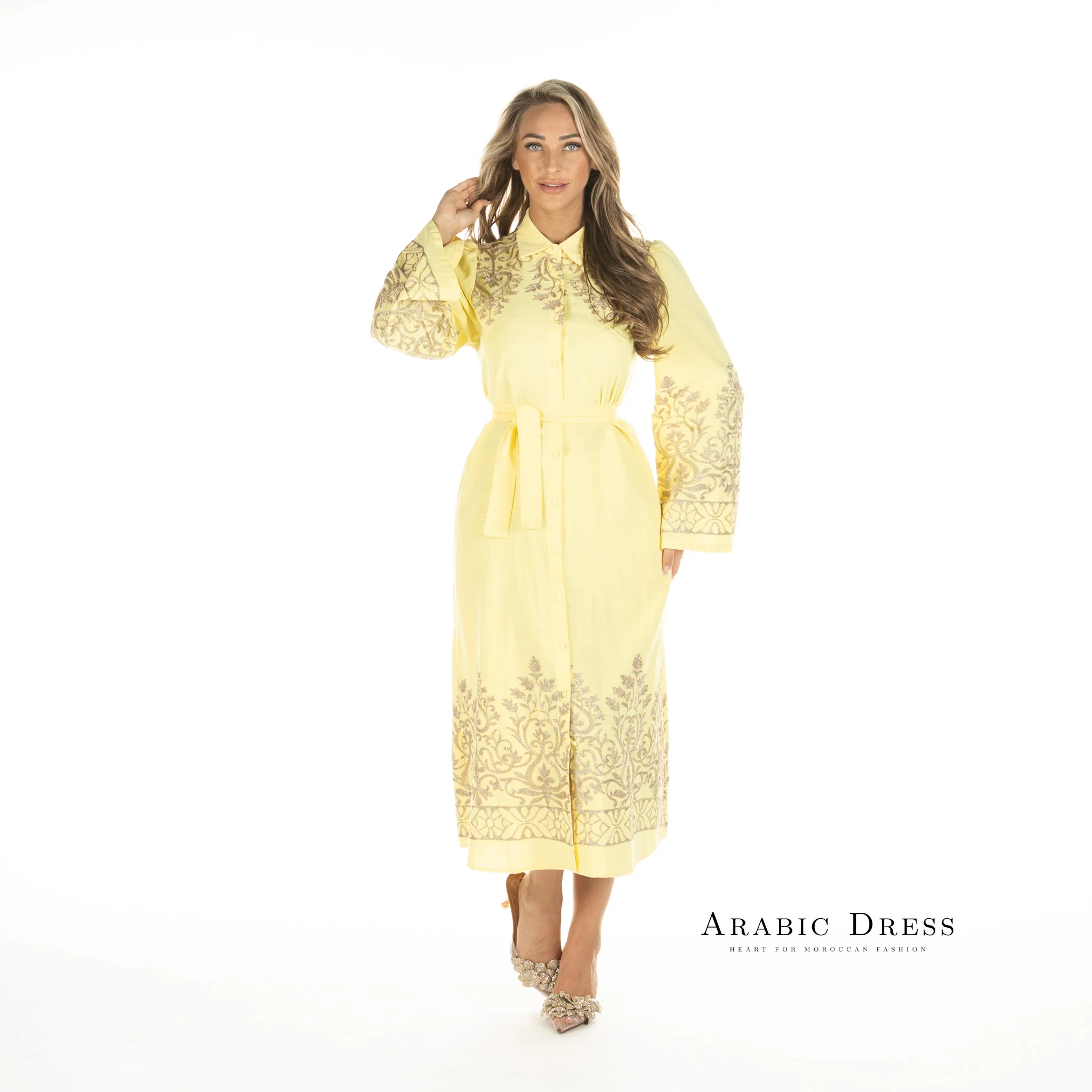 Caftan Lara Yellow - Image 7