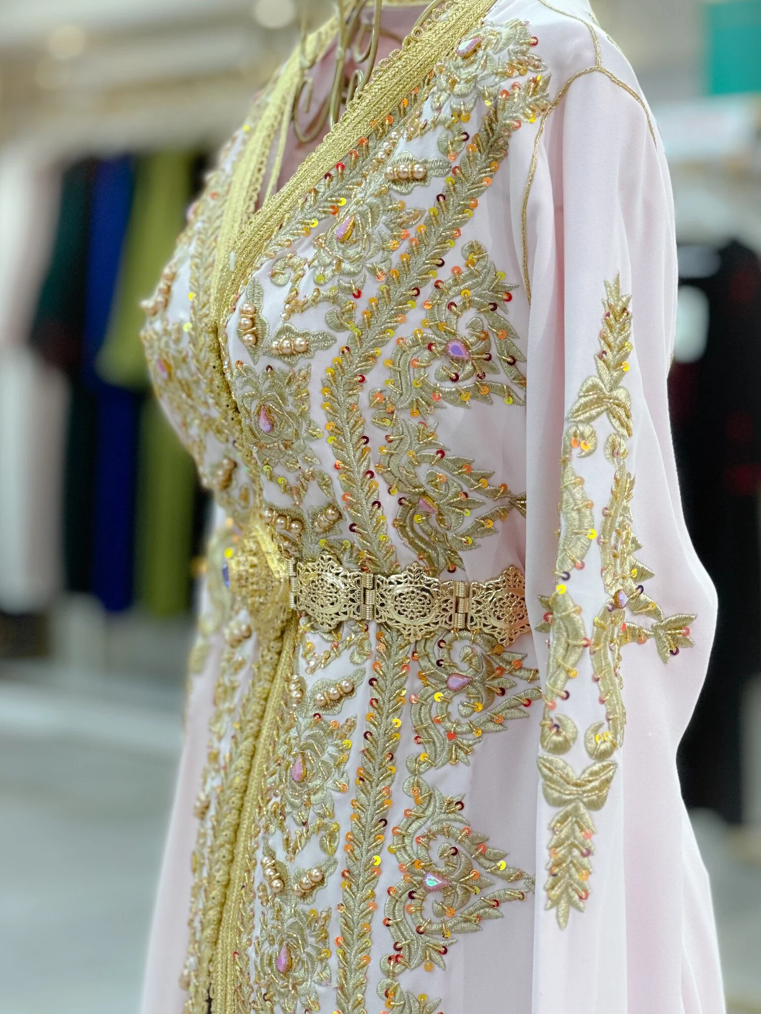 Caftan Layla Powderpink - Image 4