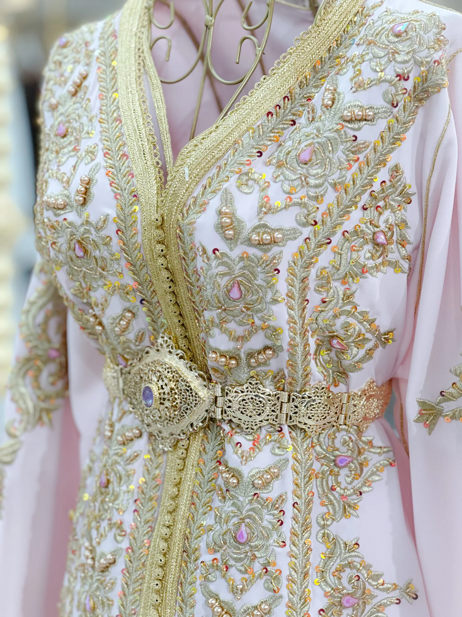 Caftan Layla Powderpink - Image 6