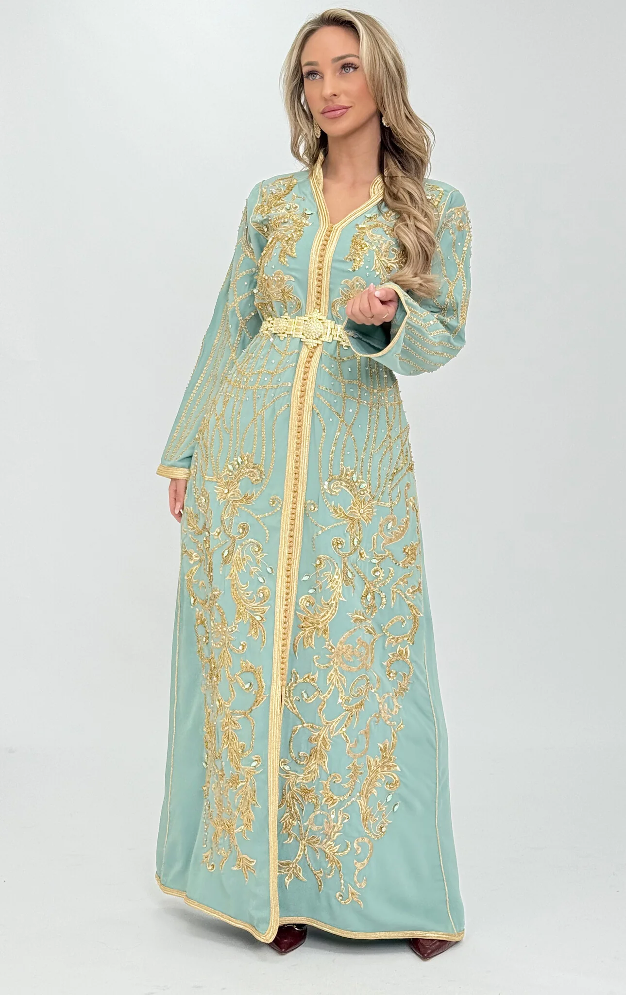Caftan Liyana Darkseagreen - Image 2