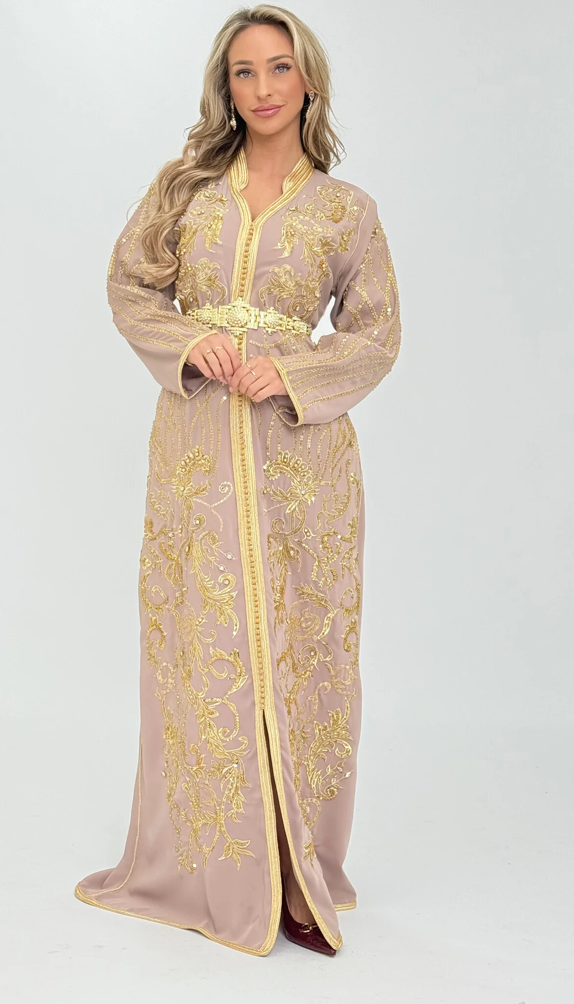 Caftan Liyana Nude - Image 7