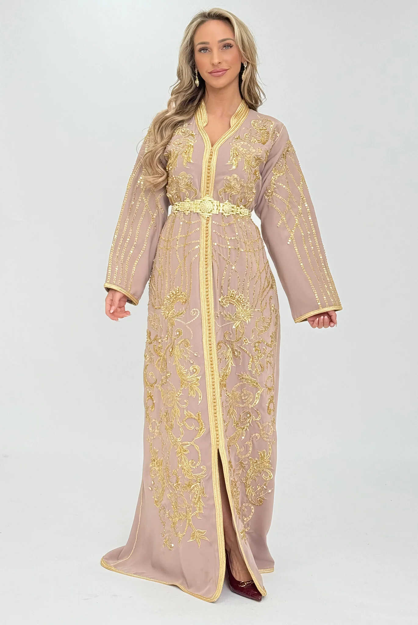 Caftan Liyana Nude - Image 9
