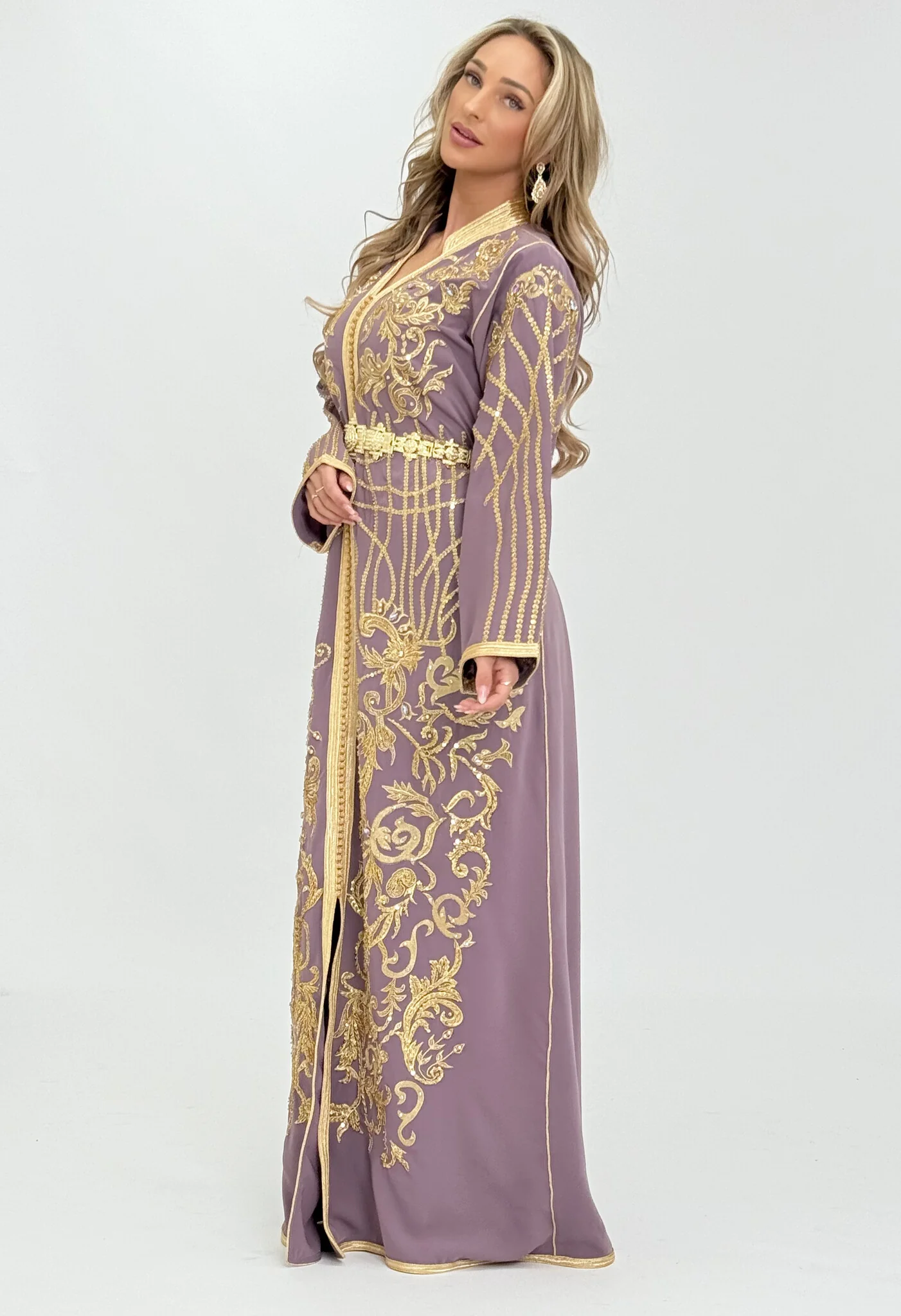 Caftan Liyana Purple - Image 4