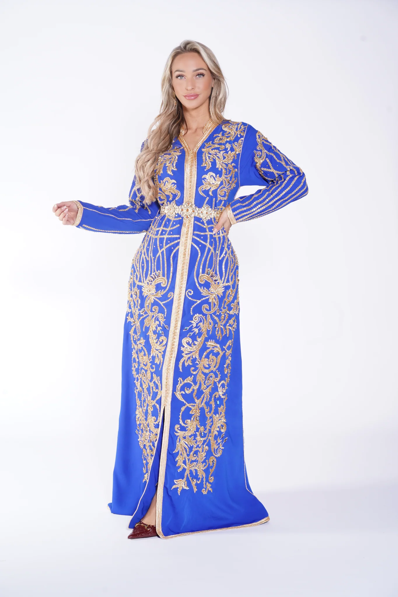 Caftan Liyana Royalblue - Image 3