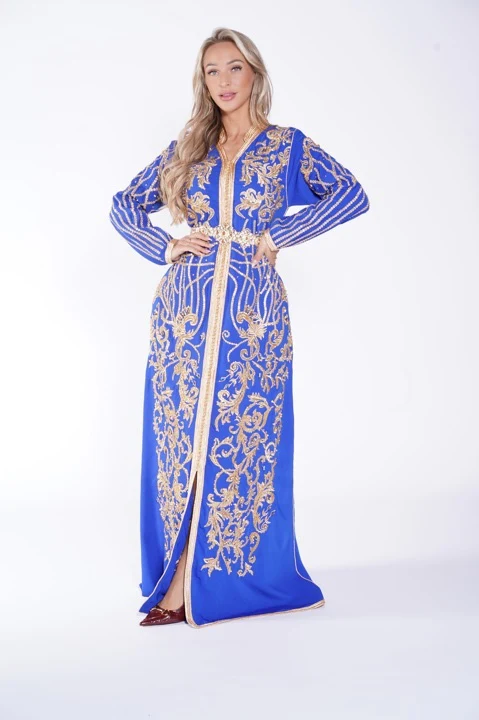 Caftan Liyana Royalblue - Image 6