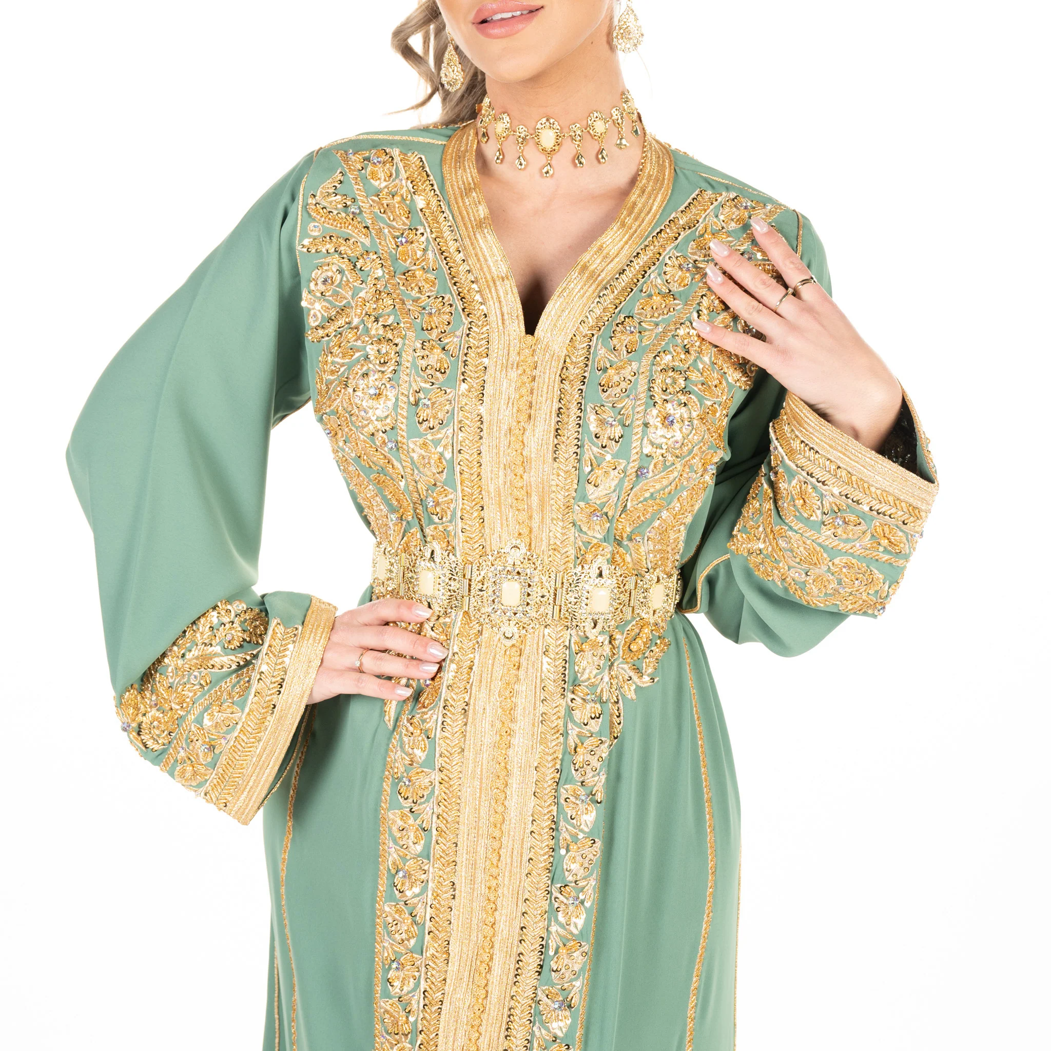 Caftan Malak Green - Image 10
