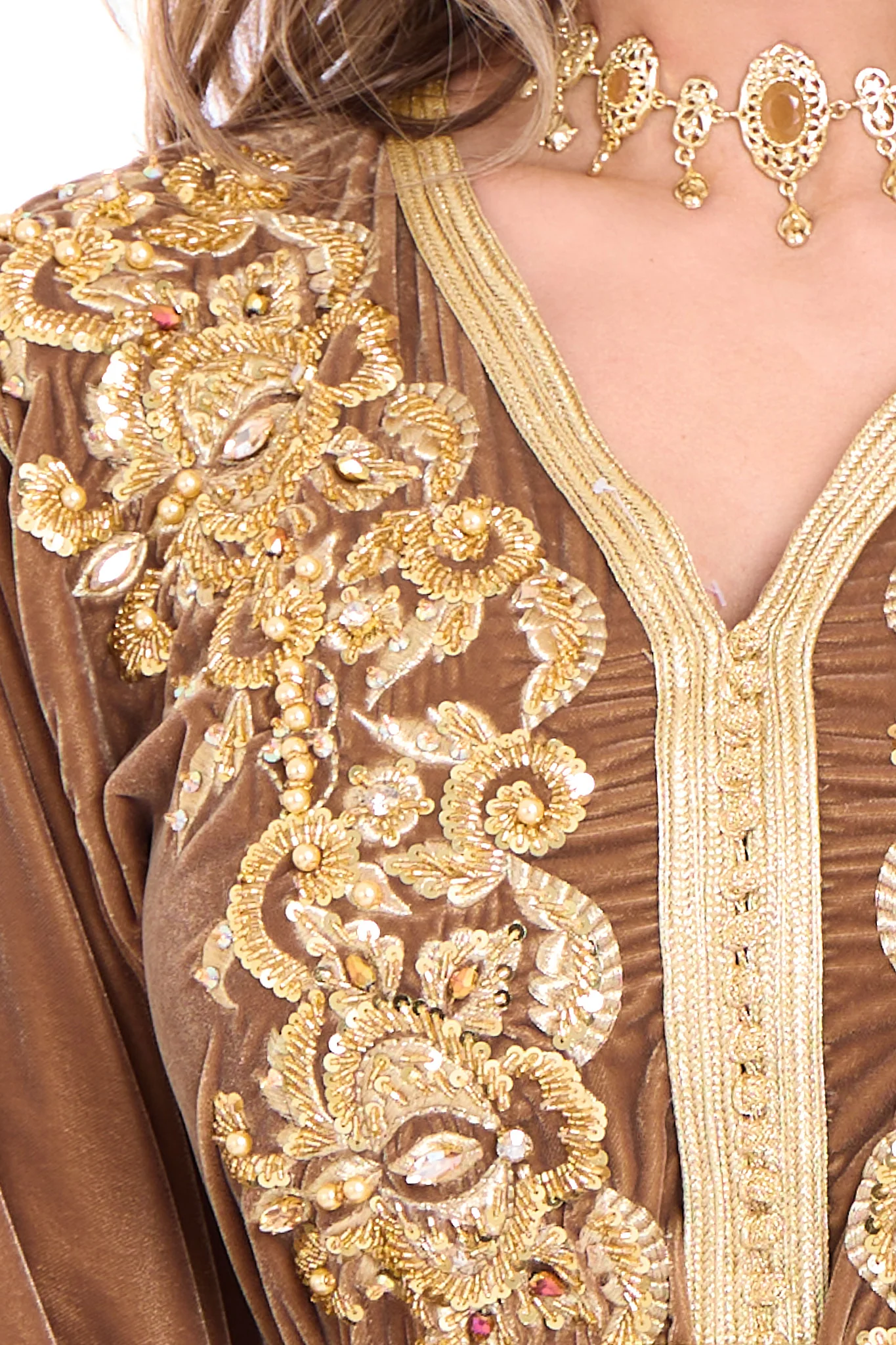 Caftan Marwa Brown - Image 6