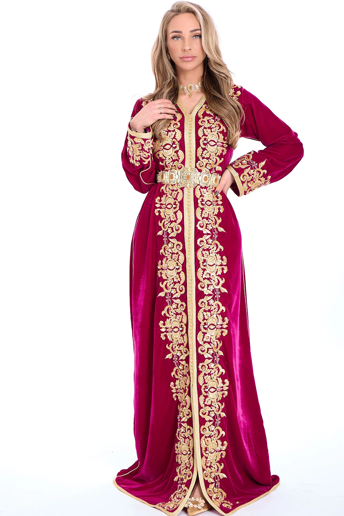 Caftan Marwa Magenta - Image 3