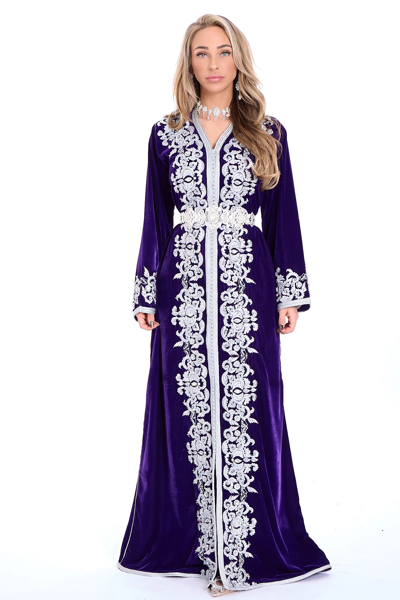 Caftan Marwa Purple - Image 2