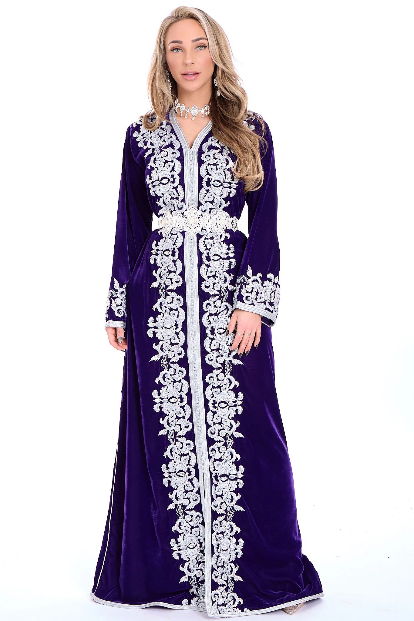 Caftan Marwa Purple - Image 3