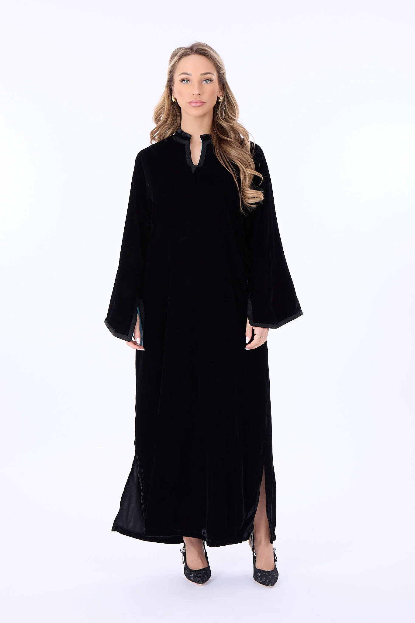 Caftan Mayar Black-Blue - Image 2