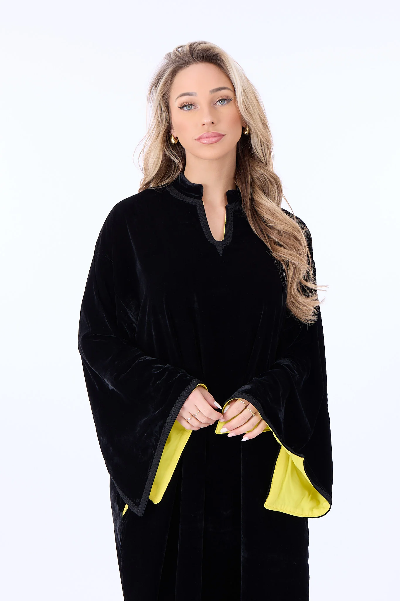 Caftan Mayar Black-Yellow - Image 2