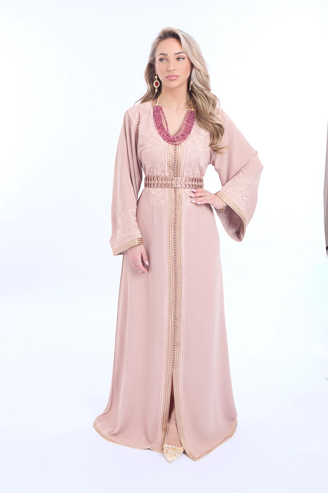 Caftan Nadine Light Salmon - Image 4