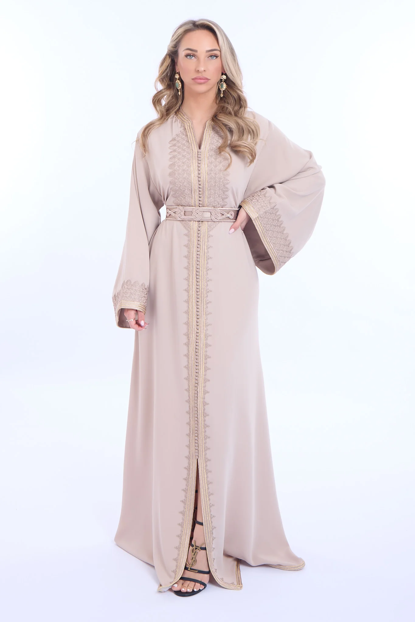 Caftan Maisam Nude - Image 10