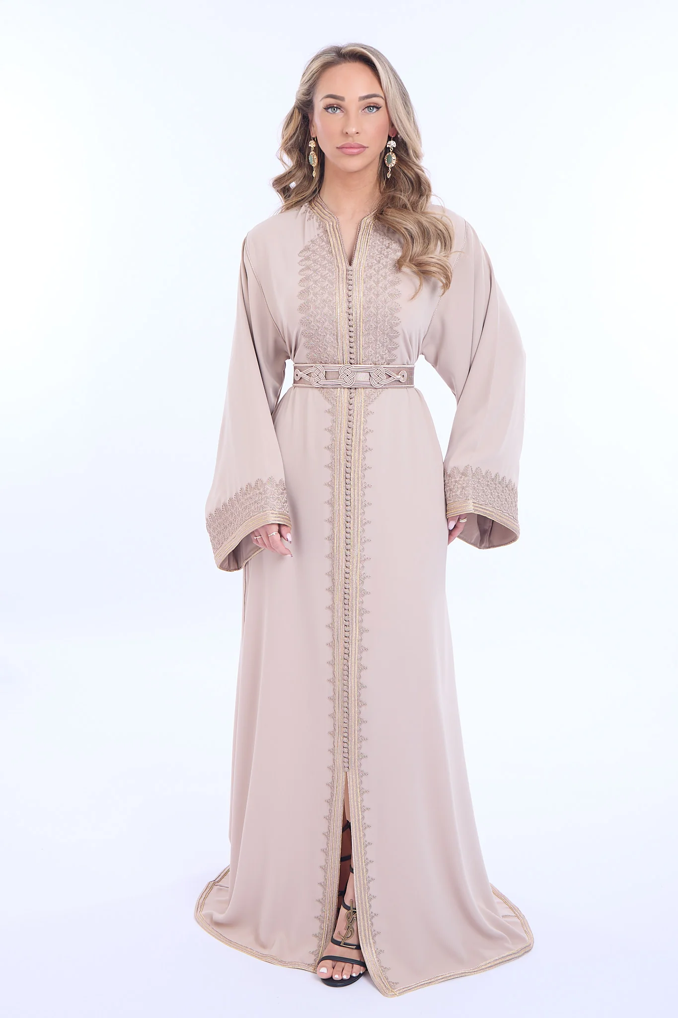Caftan Maisam Nude - Image 2