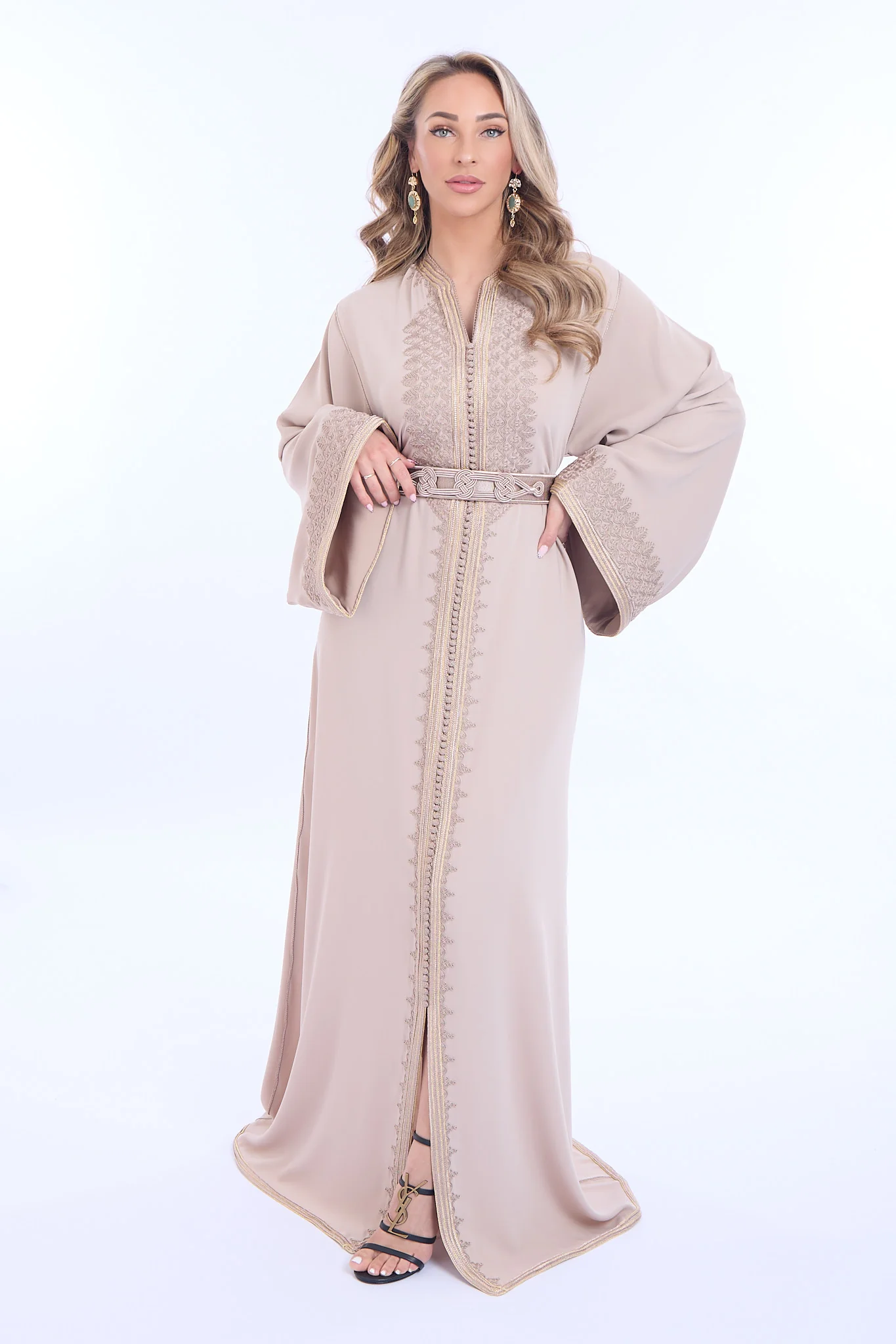 Caftan Maisam Nude - Image 5