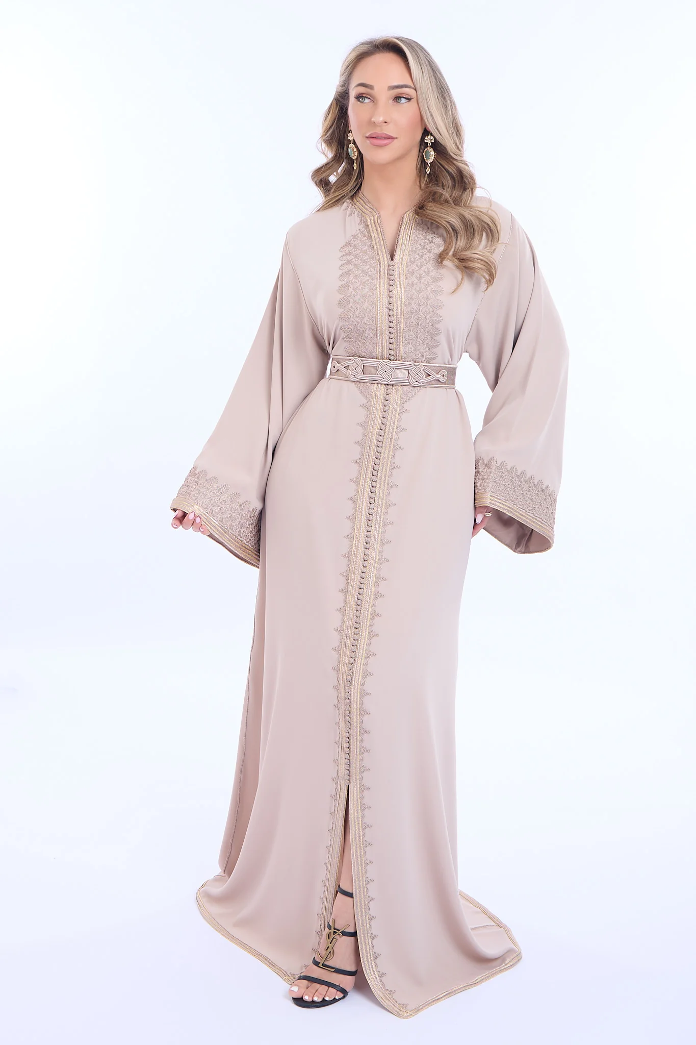 Caftan Maisam Nude - Image 6