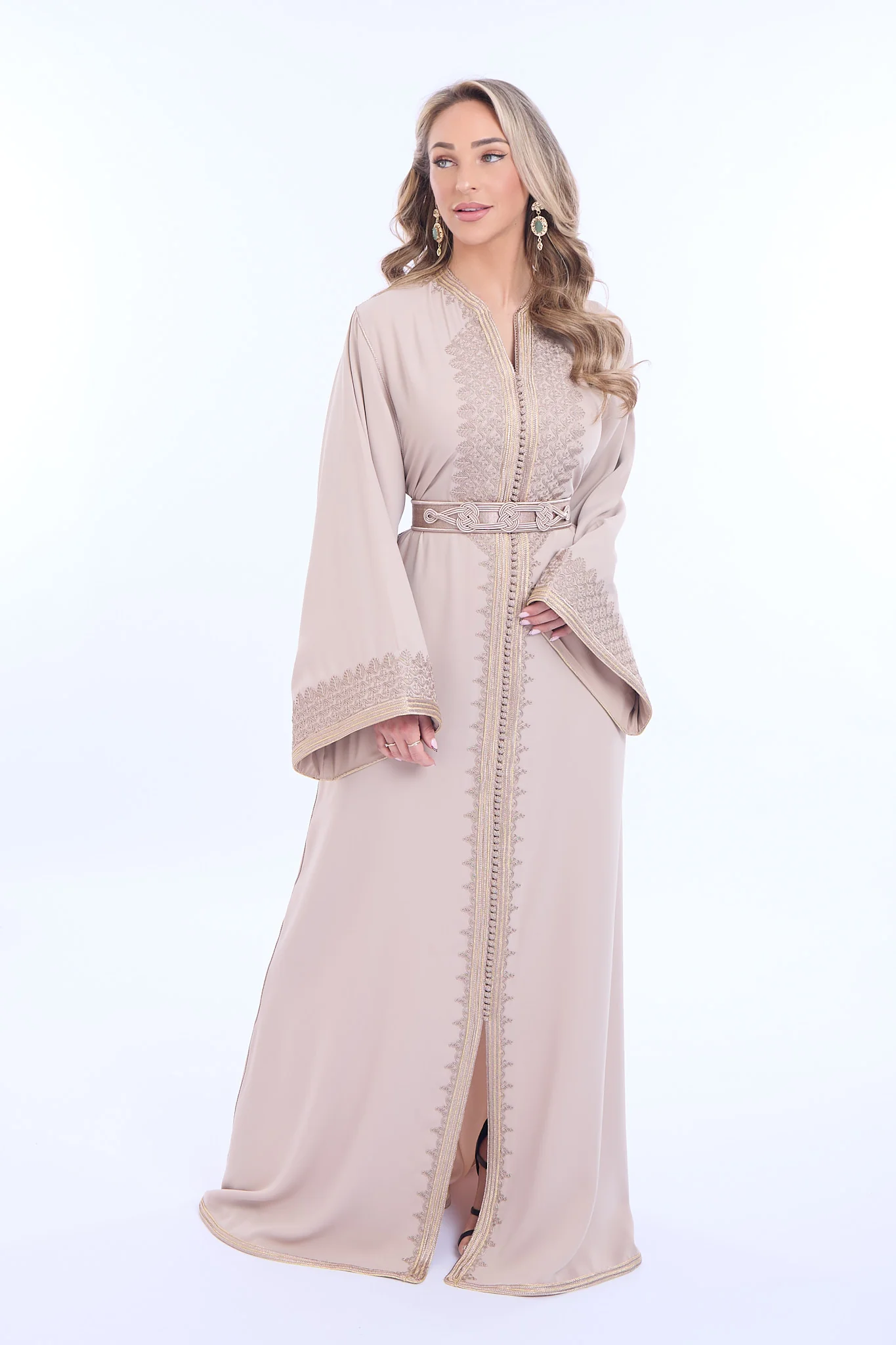 Caftan Maisam Nude - Image 7