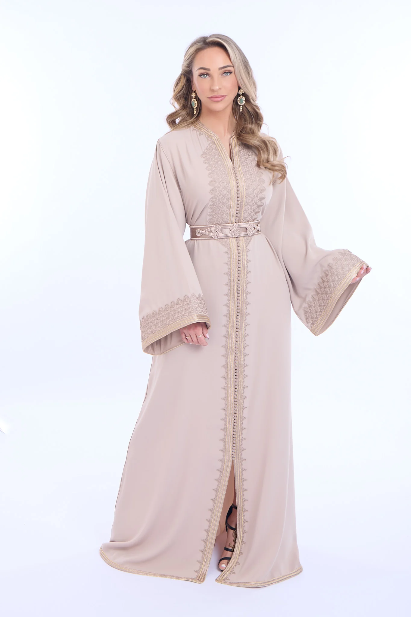 Caftan Maisam Nude - Image 8