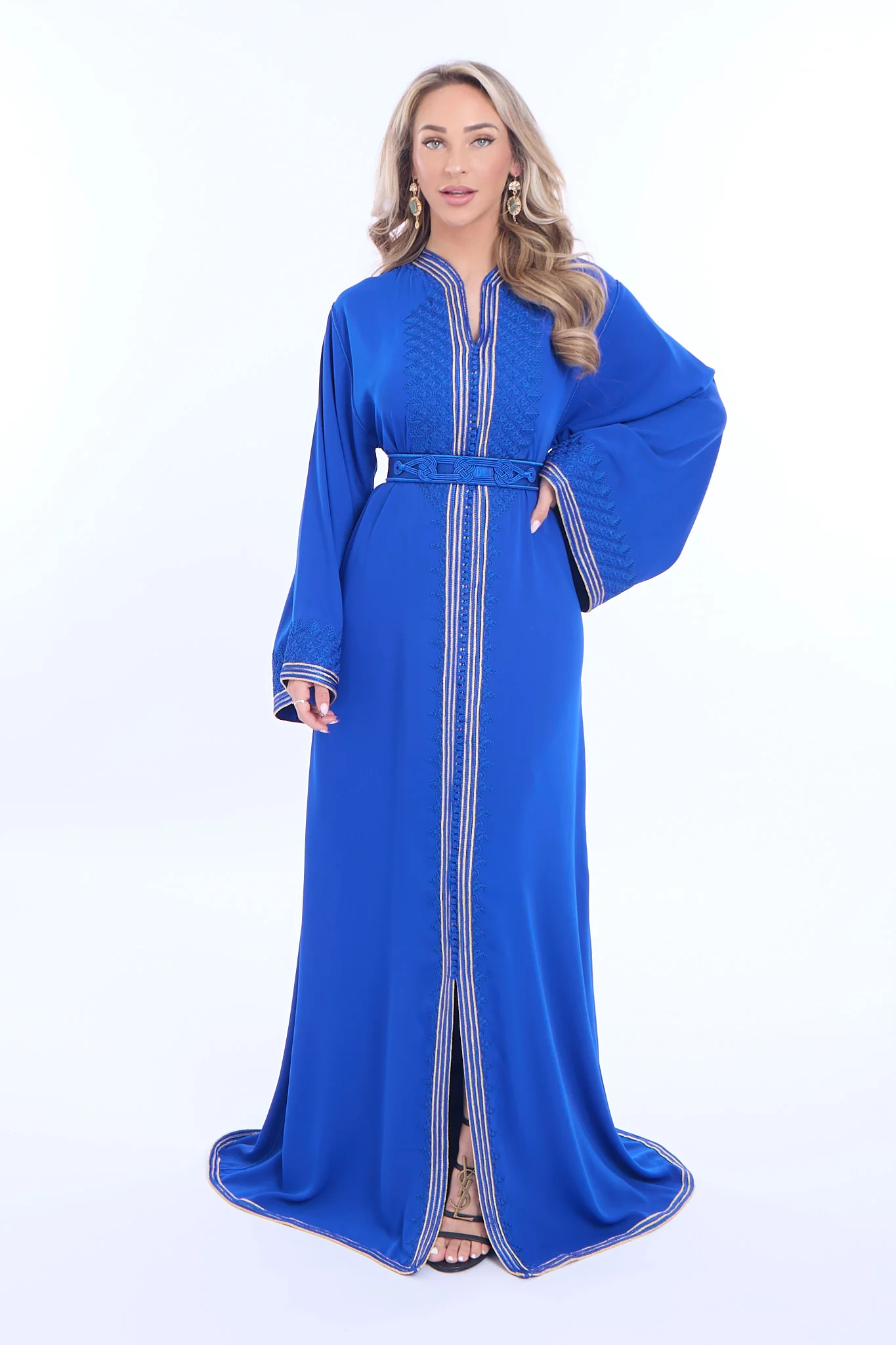 Caftan Maisam Royalblue - Image 3