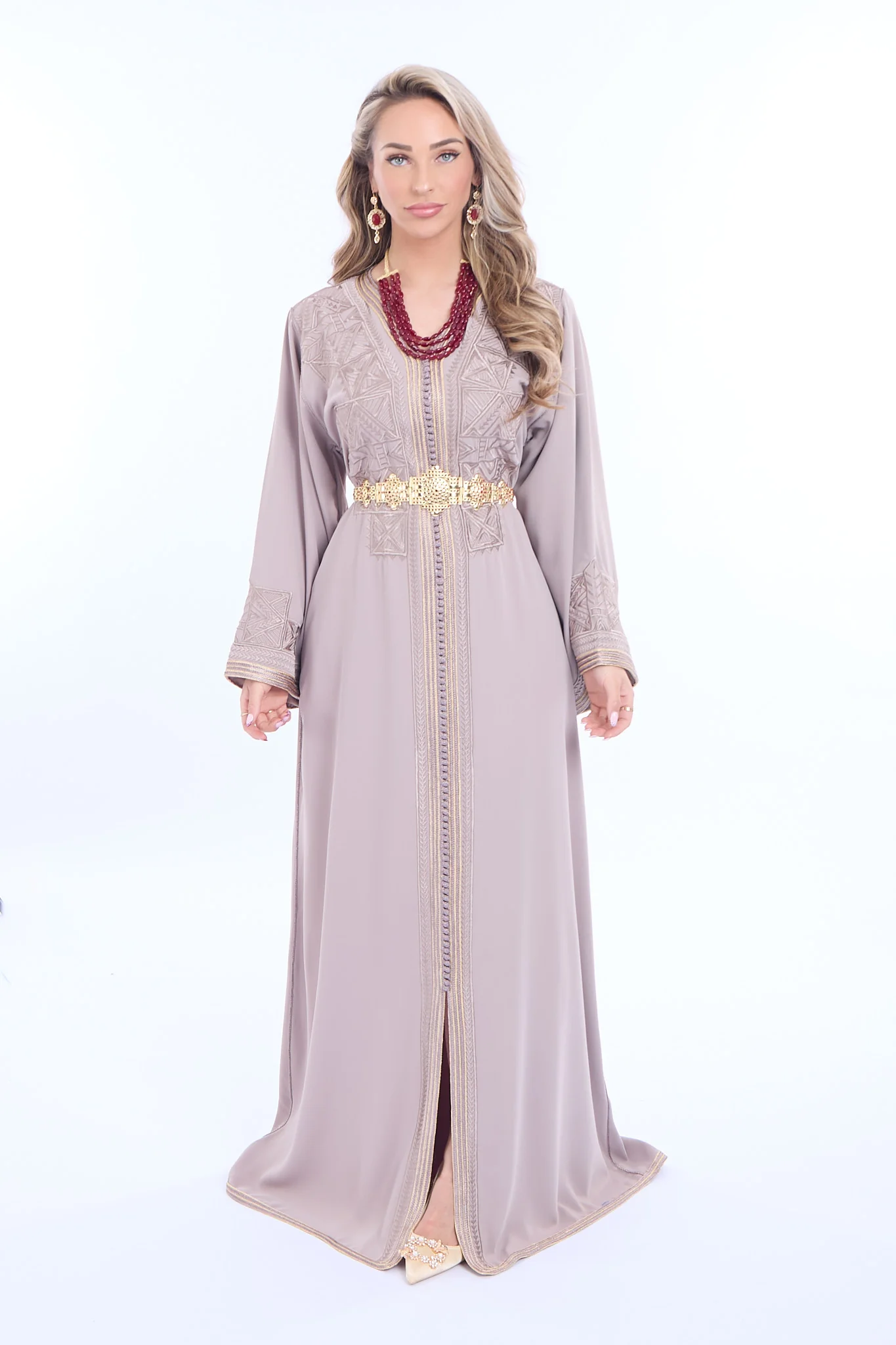 Caftan Nadine Nude - Image 2