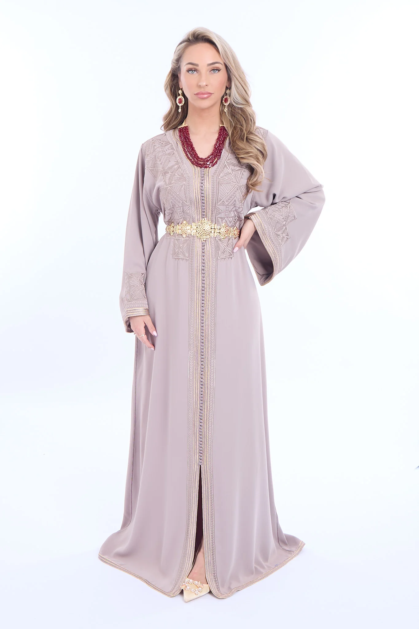 Caftan Nadine Nude - Image 3