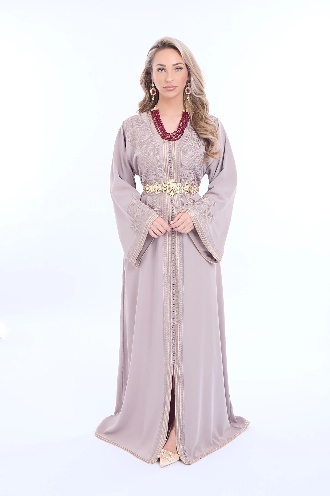Caftan Nadine Nude - Image 7