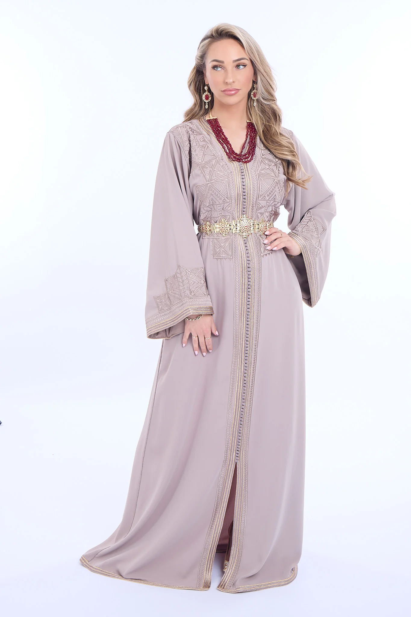 Caftan Nadine Nude - Image 8
