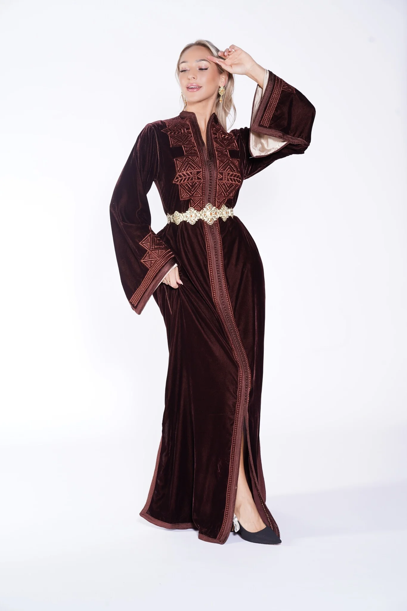 Caftan Naira Brown - Image 3