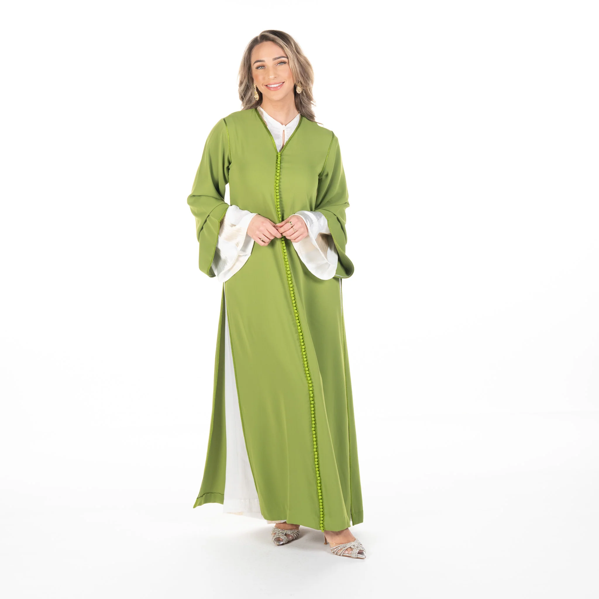 Caftan Nina Olivegreen - Image 10